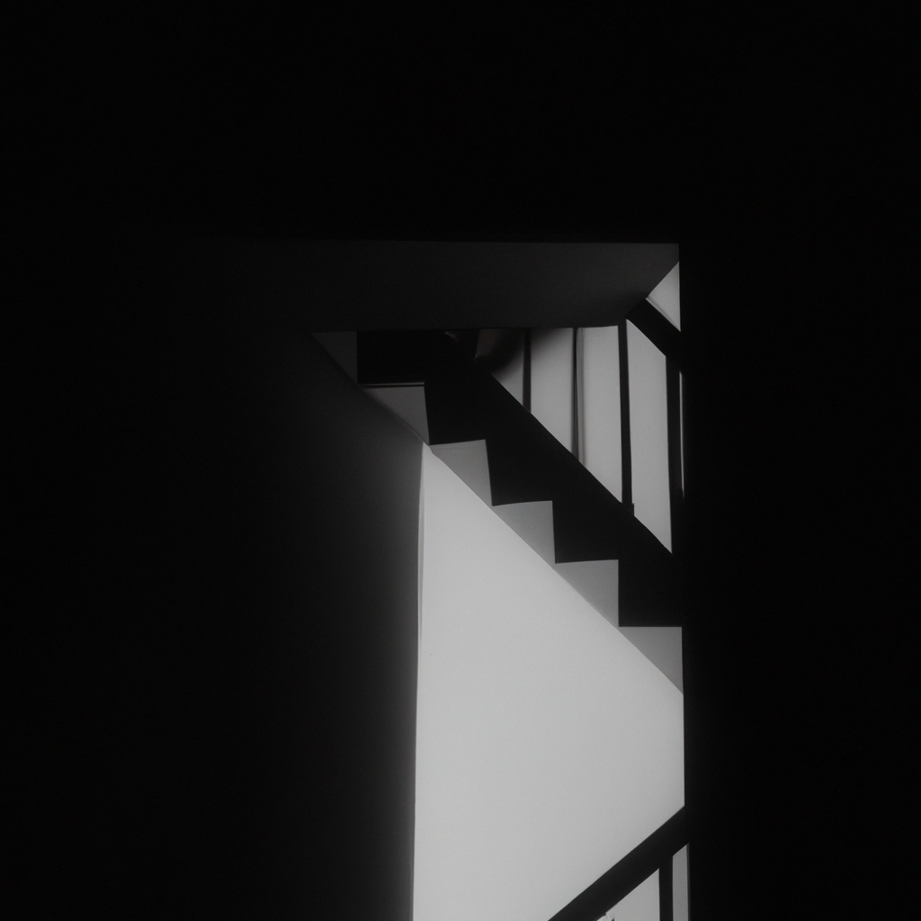 Serie editorial monocroma con geometría y líneas limpias, enfoque conceptual